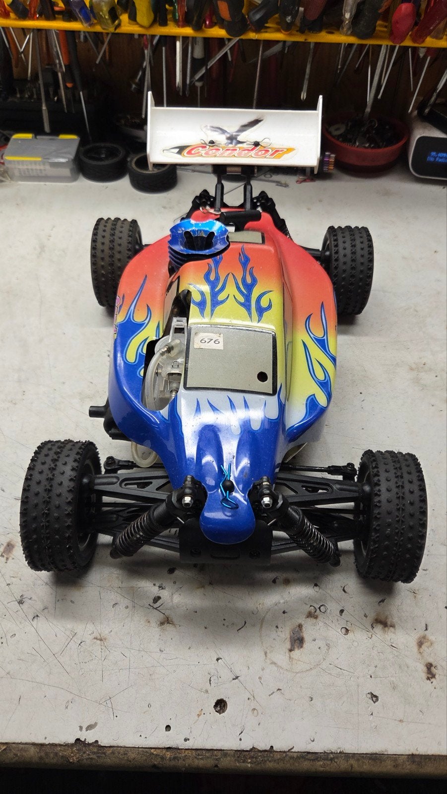 Te koop leuke condor, Gebruikt, Ophalen of Verzenden, Schaal 1:10, Auto onroad