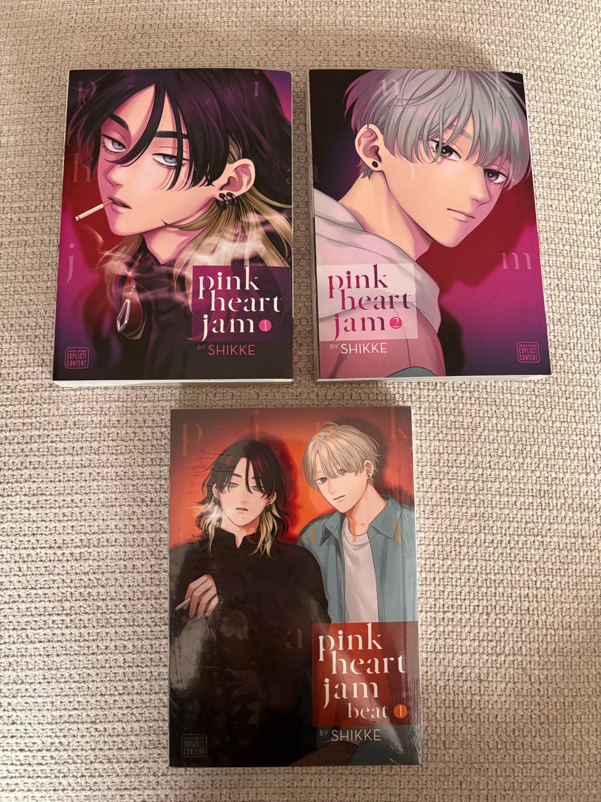 Pink Heart Jam & Beat Manga Set - Volume 1, 2 en 3, Ophalen of Verzenden, Zo goed als nieuw, Nederland