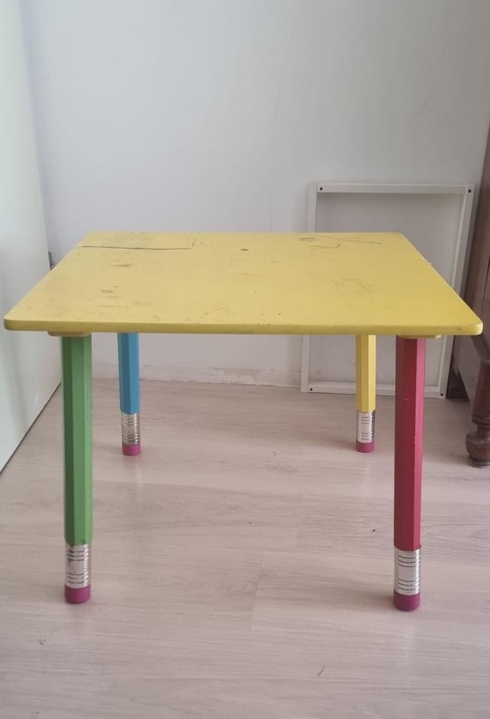 kindertafeltje, Ophalen of Verzenden, Gebruikt, Stoel(en)
