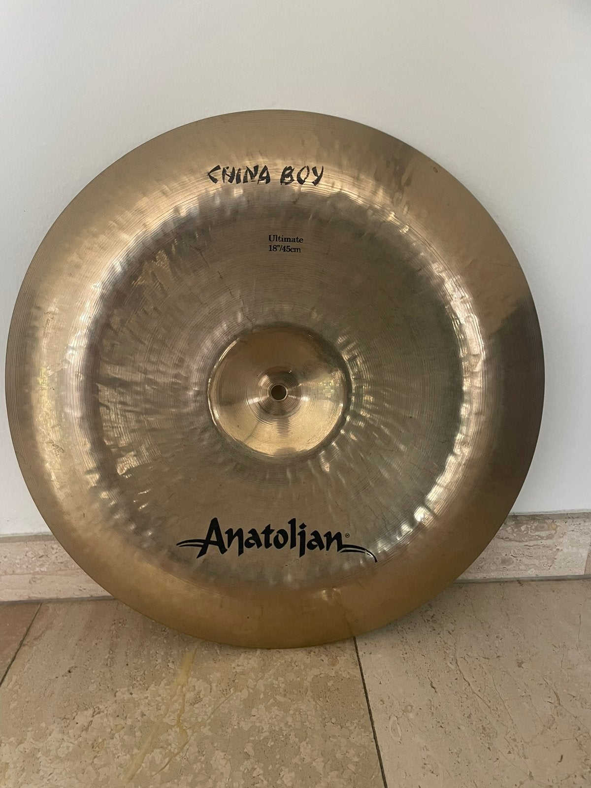 Cymbal China 18”, Ophalen of Verzenden, Zo goed als nieuw, Overige merken