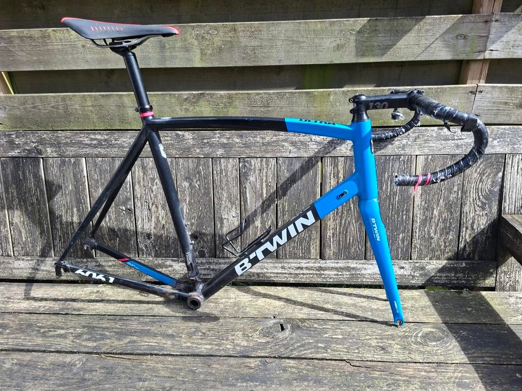 Btwin Ultra AF Aluminium racefiets frame XL (60cm), Ophalen, Frame, Gebruikt, Racefiets