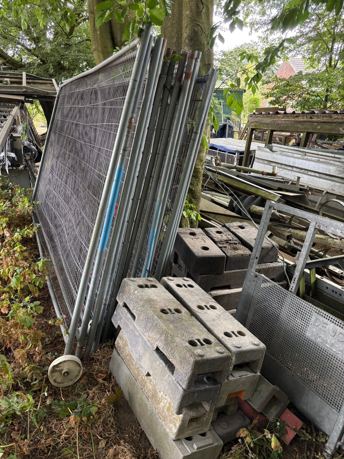 15x goede bouwhekken inclusief blokken+klemmen, Doe-het-zelf en Verbouw, Ophalen, Zo goed als nieuw, Overige typen, Minder dan 2 meter