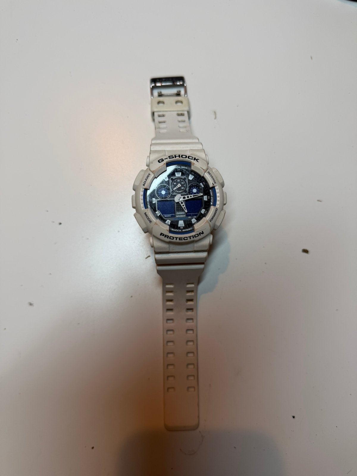 G-Shock Horloge wit (zie beschrijving), Ophalen of Verzenden, Gebruikt, Polshorloge, Overige merken