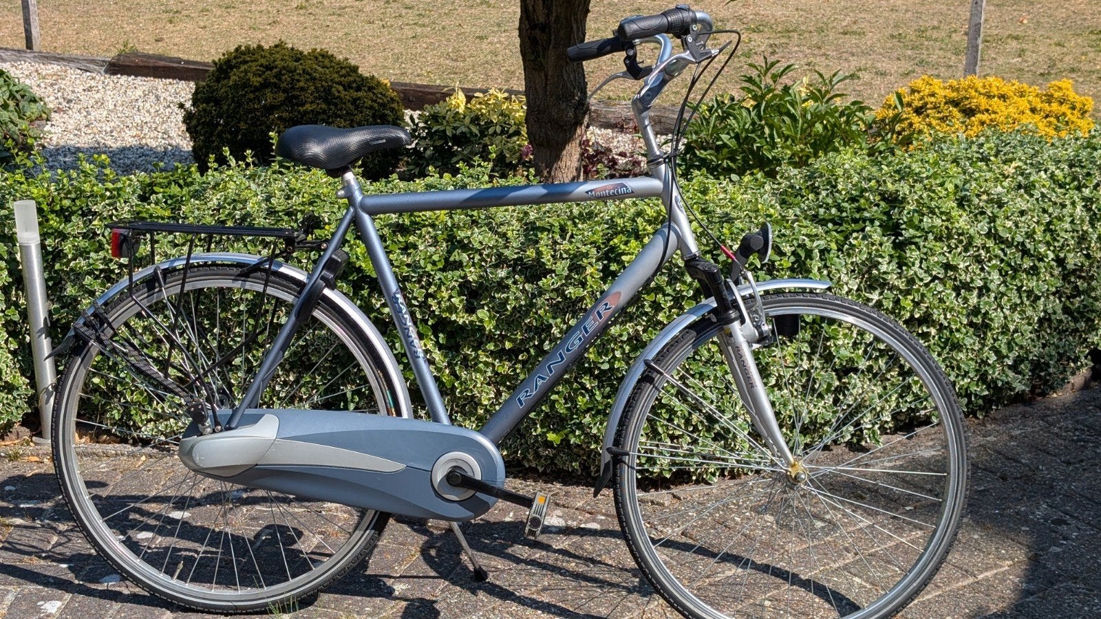 Weinig gebruikte herenfiets merk Ranger, Fietsen en Brommers, Velgrem, Versnellingen, Zo goed als nieuw, 57 tot 61 cm