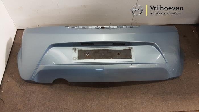 Achterbumper van een Opel Tigra (Tigra 00-) (Z21C), Gebruikt, -, -, Opel