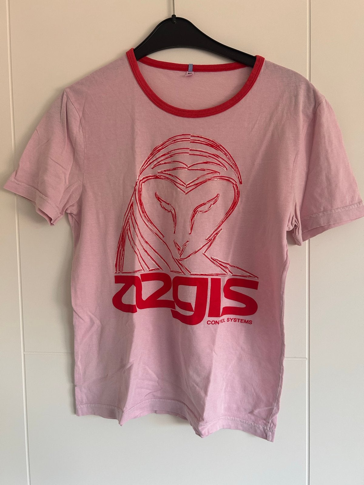 McQ Alexander McQueen T-shirt Roze met Uil Print, Ophalen of Verzenden, Zo goed als nieuw, Overige maten, Roze