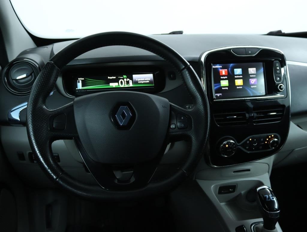 Renault Zoe Q210 Quickcharge 22 kWh (ex Accu) Airco Navi, Auto's, Stof, 58 pk, Zwart, ZOE