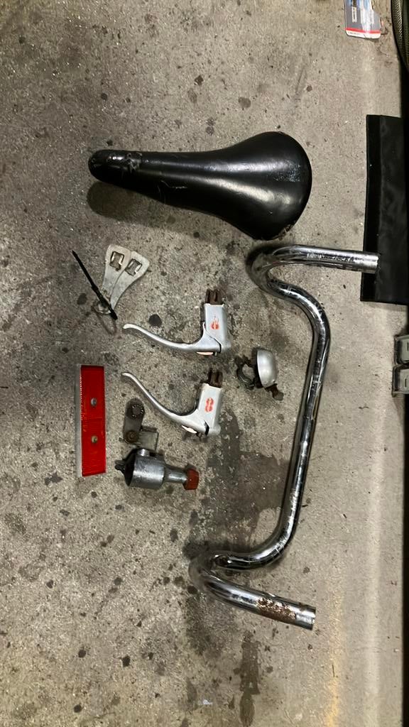 Gratis retro gazelle fiets onderdelen, Fietsen en Brommers, Ophalen, Racefiets