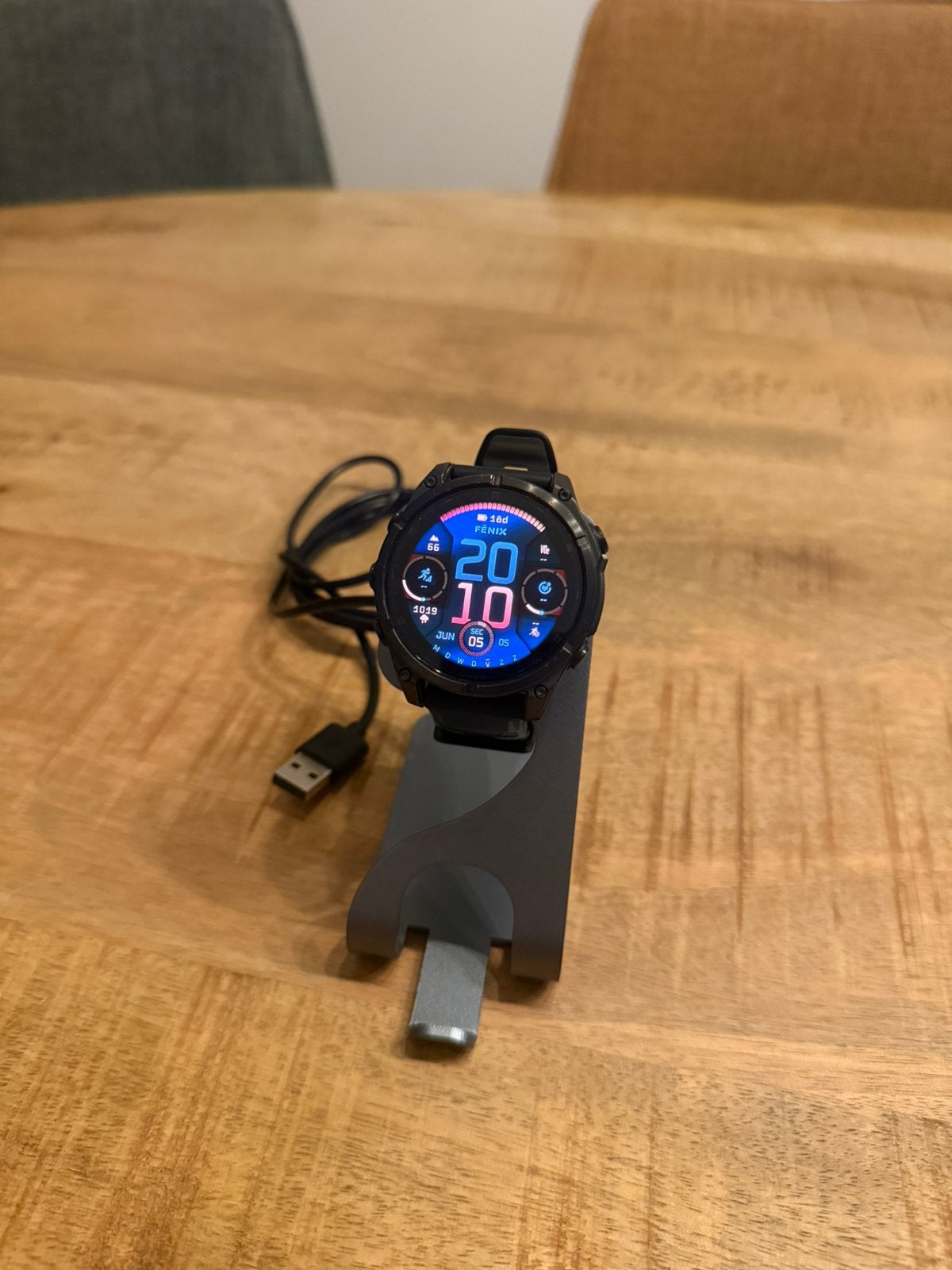 Garmin Fenix 8 | AMOLED | Sapphire | Titanium | 47mm | Zwart, Ophalen, Zwart, Zo goed als nieuw, Waterdicht