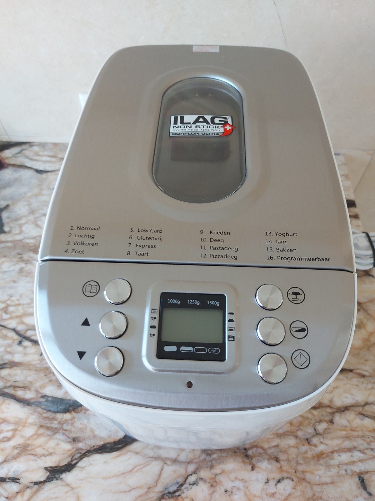 broodbak machine  Silver Crest, Met timer, Ophalen of Verzenden, Zo goed als nieuw, 1200 tot 1600 gram deeg
