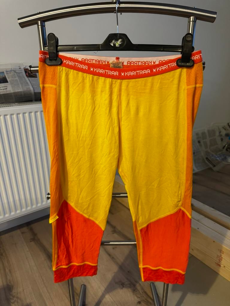 Merino Leggins by Kari Traa/Yellow, Geel, Ophalen of Verzenden, Zo goed als nieuw, Legging