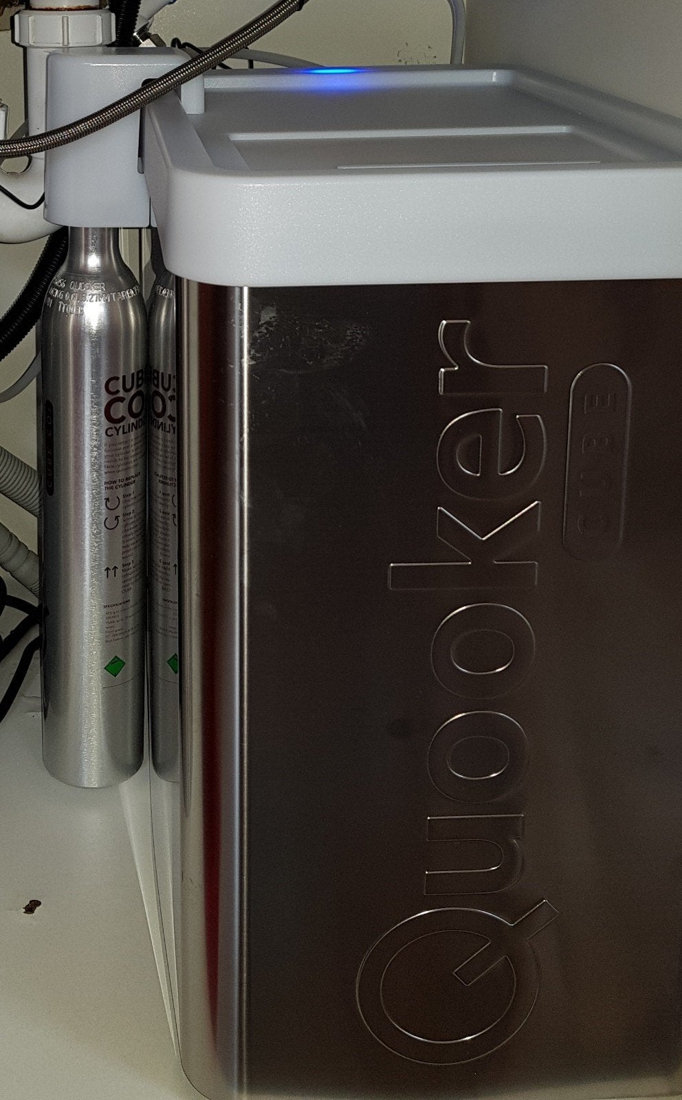 Warm, koud, kokend, bruisend en gekoeld water: Quooker set, Ophalen, Gebruikt, Kraan
