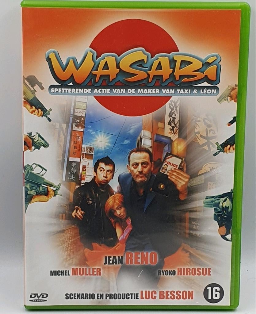 Te koop: Wasabi DVD - Actiethriller met Jean Reno, Cd's en Dvd's, Vanaf 16 jaar, Ophalen of Verzenden, Gebruikt, Actiekomedie