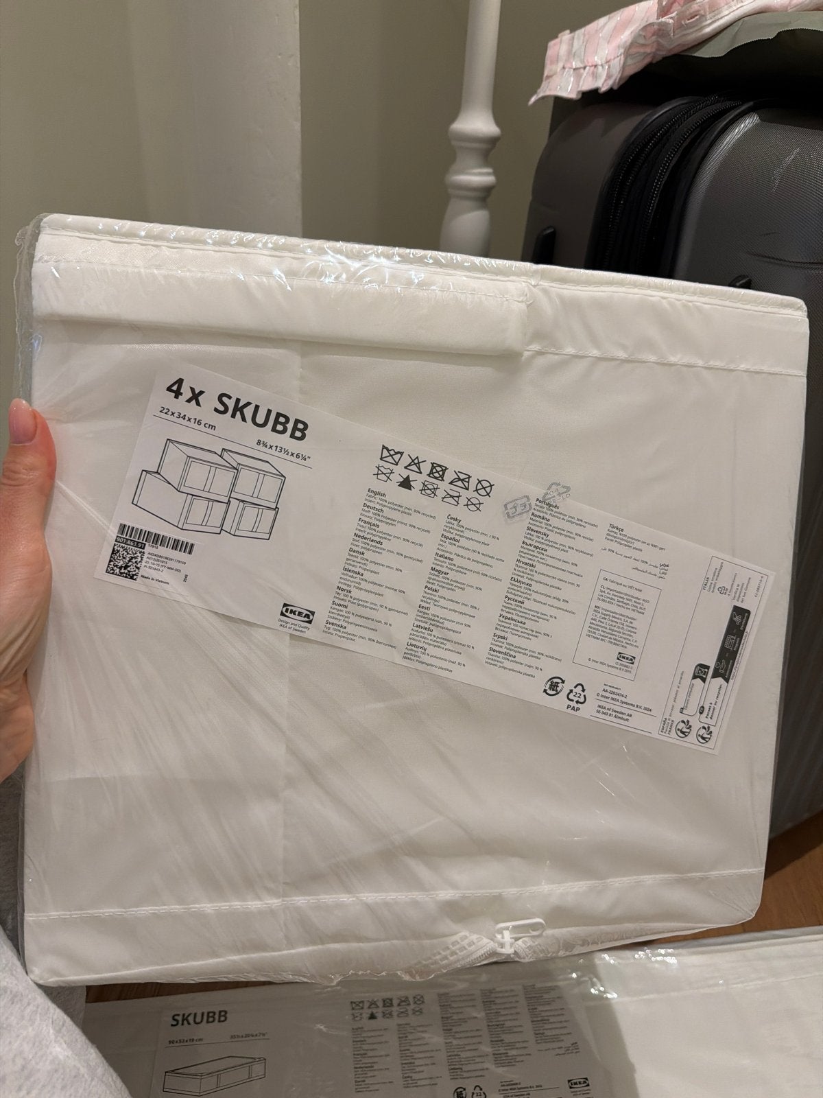 Nieuwe IKEA SKUBB Opbergdozen - Set van 4, Ophalen of Verzenden, Nieuw