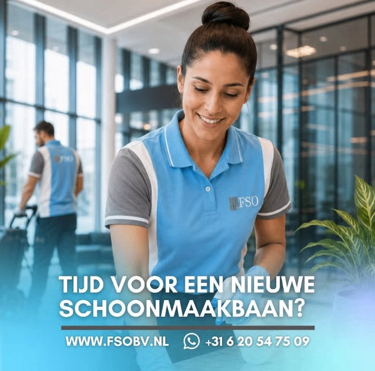 Schoonmaker voor een kantoorpand in Den Hoorn, Tot en met 24 uur, LBO / VMBO, Starter, Overige vormen