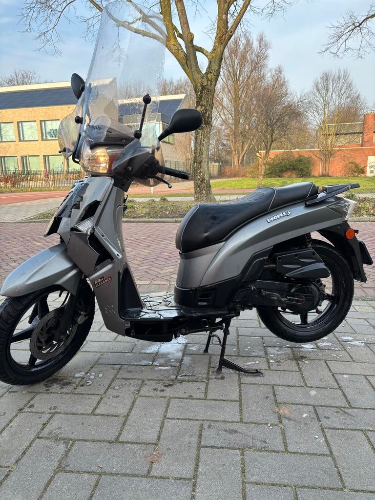 2015 Kymco People S met schade, start via kickstart, Ophalen of Verzenden, Gebruikt, People S