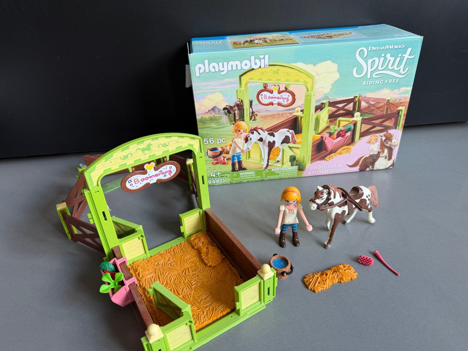 Playmobil Spirit Abigail & Boomerang speelset, Ophalen of Verzenden, Zo goed als nieuw, Meisje