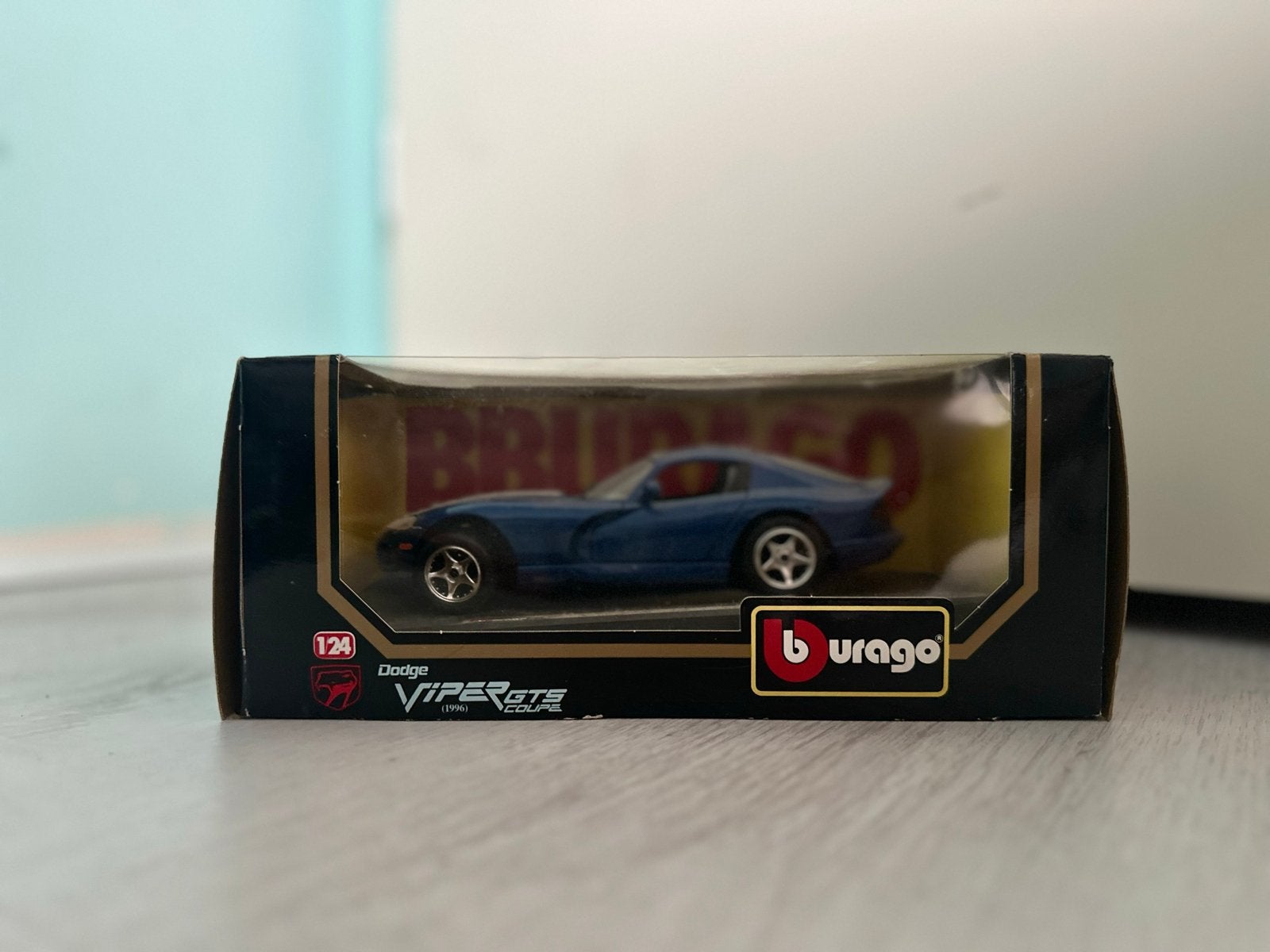 Burago Dodge Viper GTS 1:24, Ophalen of Verzenden, Gebruikt, Auto, Bburago