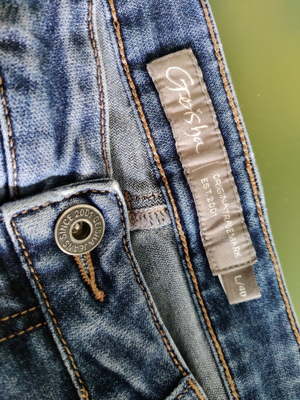 Geisha jeans maat 40, Geisha, Blauw, Ophalen of Verzenden, W30 - W32 (confectie 38/40)
