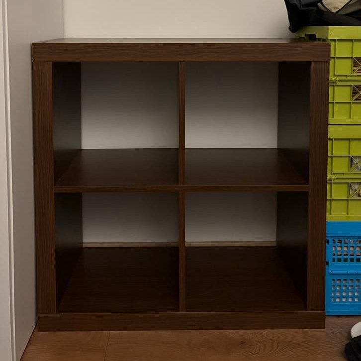 IKEA kallax kast - Walnoot, Ophalen, Zo goed als nieuw