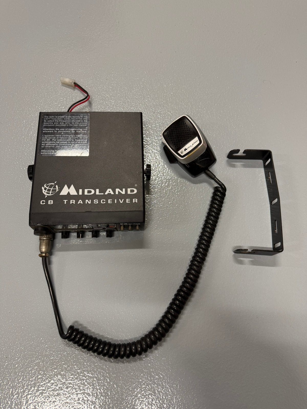 Midland CB transceiver, Telecommunicatie, Ophalen of Verzenden, Gebruikt, Zender en Ontvanger