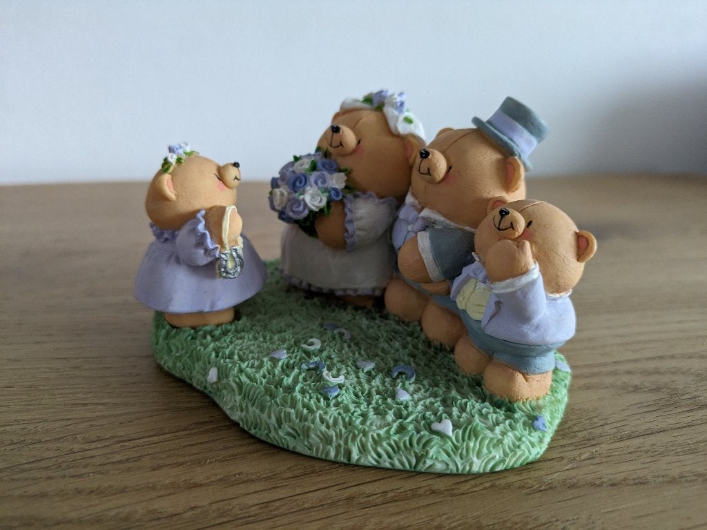 Forever Friends beeldje (bruidspaar met bruidskinderen)