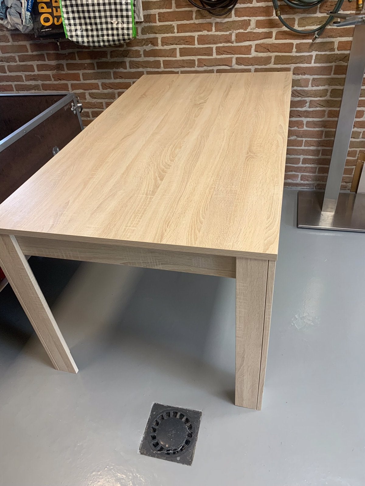 Eettafel 160 x90, Ophalen, Rechthoekig, 150 tot 200 cm, 50 tot 100 cm