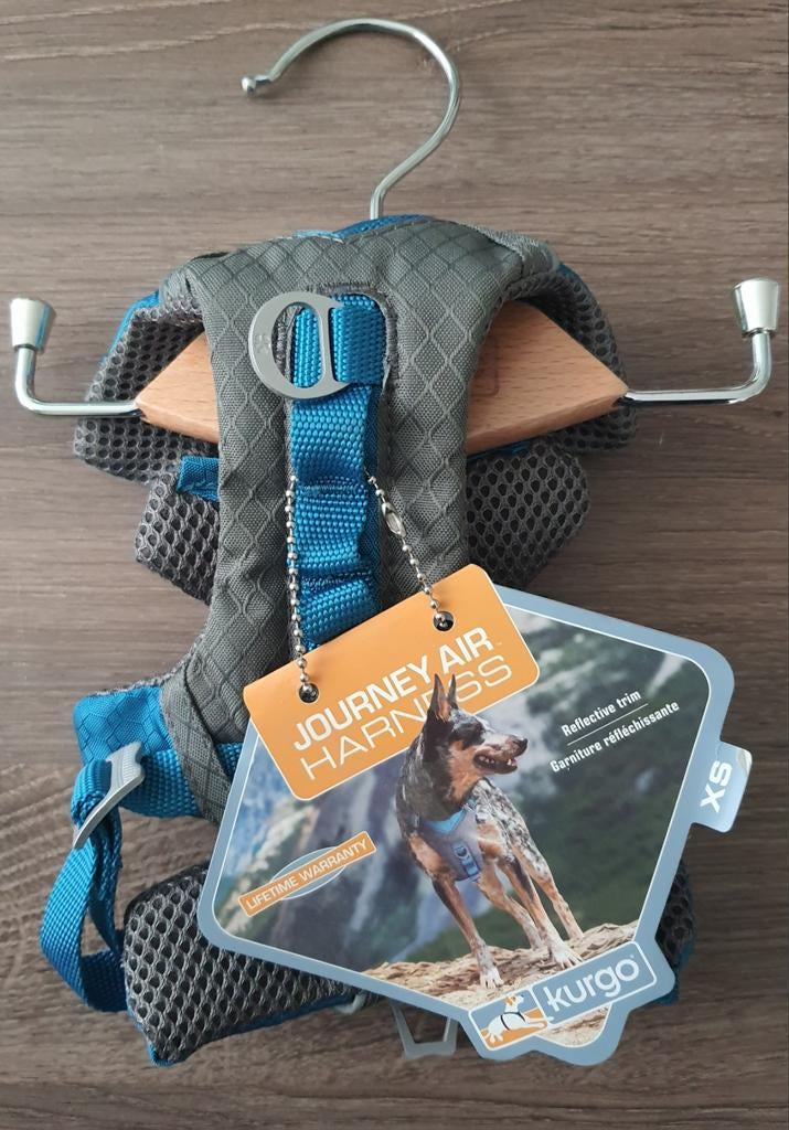 NIEUW Kurgo Journey Air Hondentuig - Maat XS - Blauw/Grijs, Ophalen of Verzenden, Nieuw