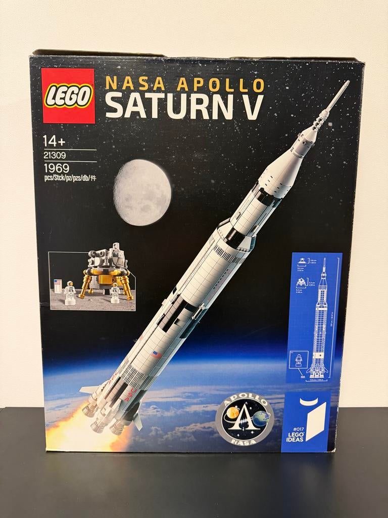 Lego Ideas 21309 NASA Apollo Saturn V Compleet & Gesorteer, Ophalen of Verzenden, Zo goed als nieuw, Complete set, Lego