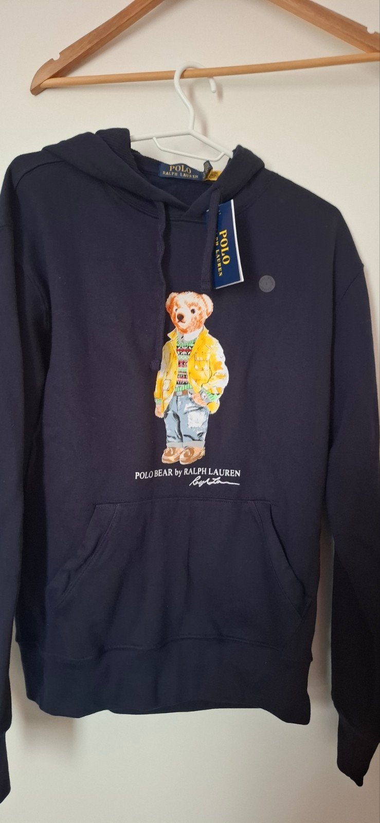 Nieuwe Ralph Lauren Polo Hoodie - Maat S - Donkerblauw, Ophalen of Verzenden, Nieuw, Maat 46 (S) of kleiner, Blauw