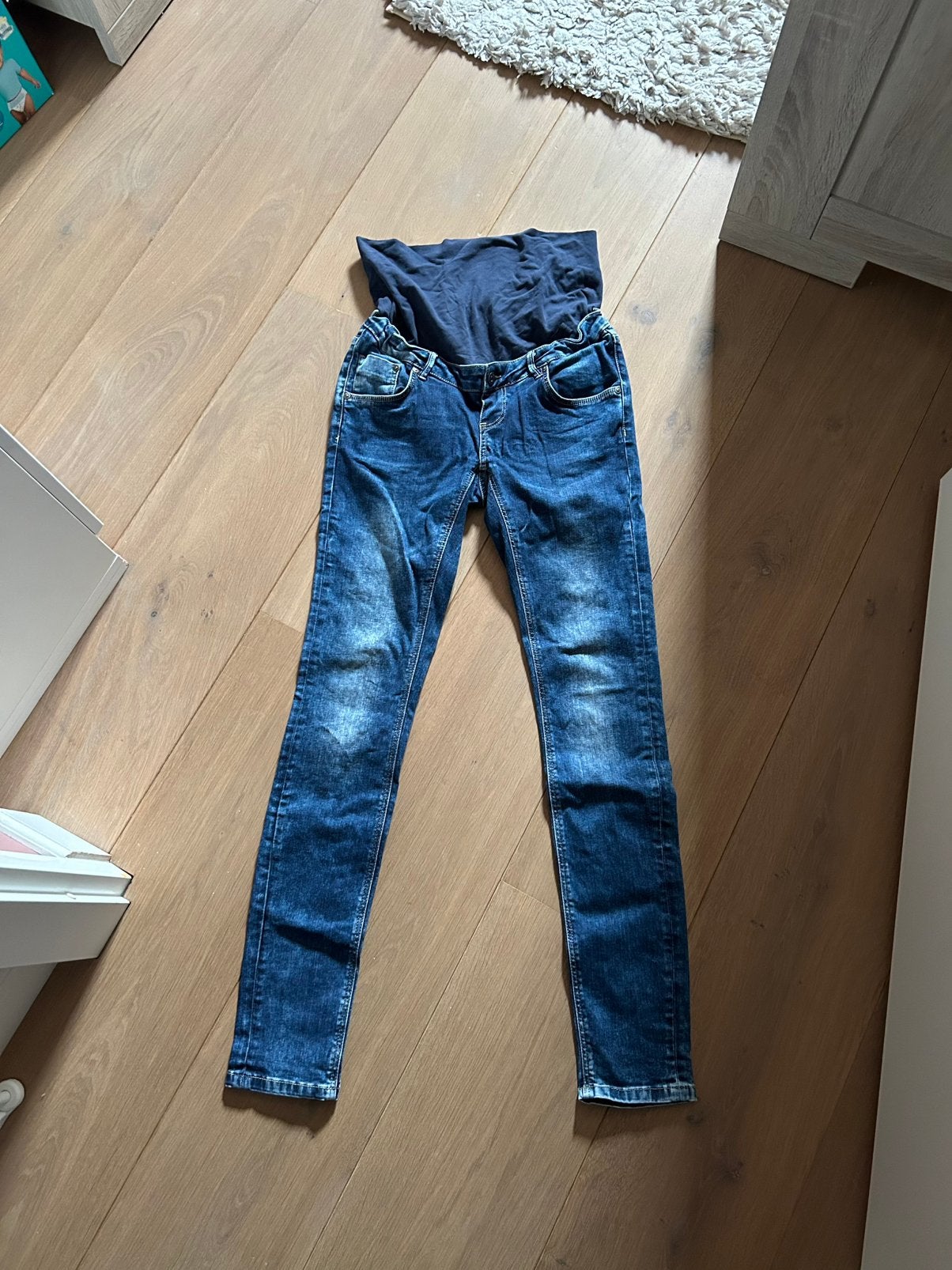 Maat 30 zwangerschapsbroek, Kleding | Dames, Maat 38/40 (M), Zwart, Ophalen of Verzenden, Gedragen
