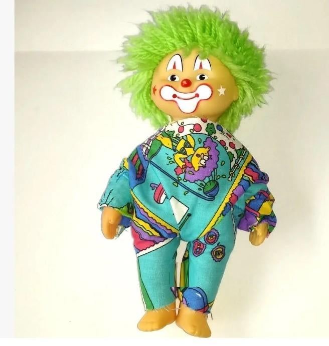Vintage Pop van Retro Verzameling Grappige Clown, nog meer, Verzamelen, Poppen, Ophalen of Verzenden, Zo goed als nieuw, Pop