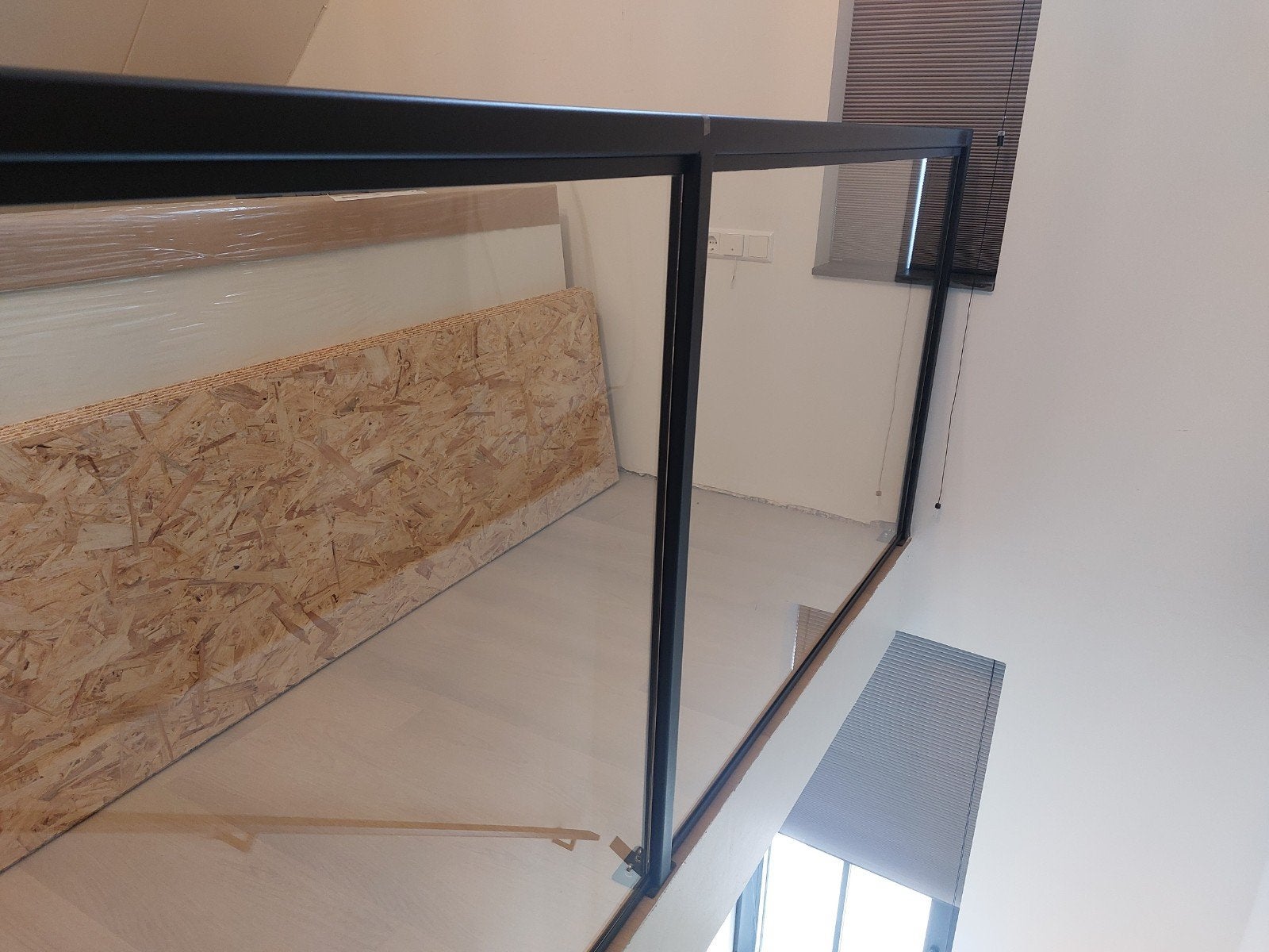 Glazen balustrade, Ophalen, Zo goed als nieuw, Minder dan 80 cm
