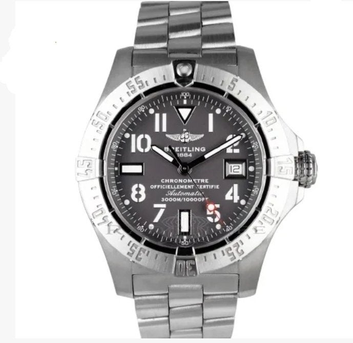Breitling Avenger Seawolf, Staal, Gebruikt, Staal, Breitling