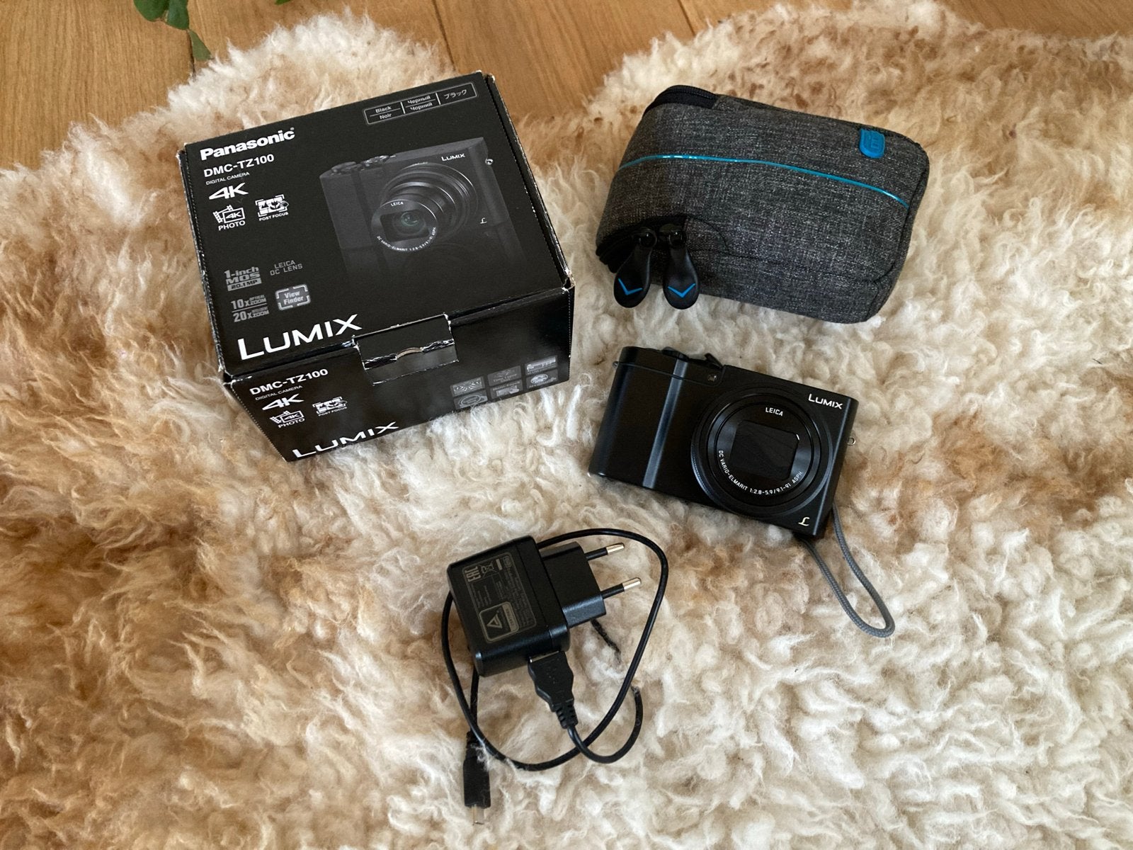 Panasonic Lumix DMC-TZ100 compactcamera, Accu, Panasonic, Ophalen of Verzenden, Zo goed als nieuw