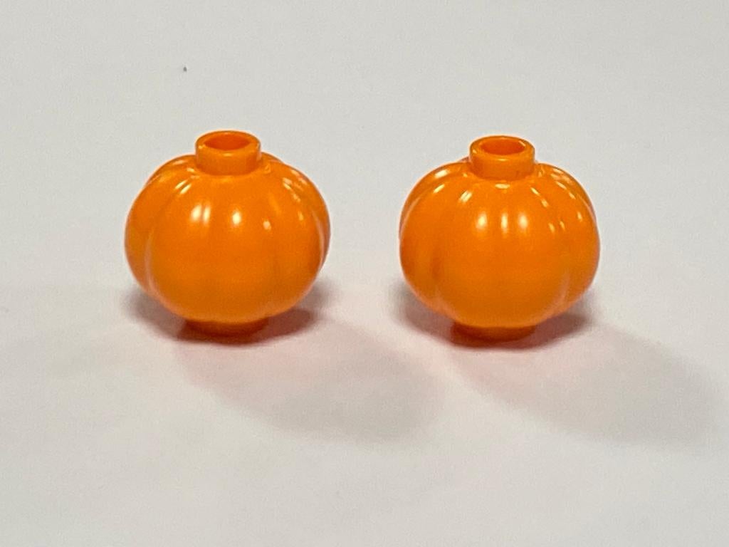 Partij Lego 2x nieuwe pompoen / pumpkin in diverse kleuren, Overige thema's, Lego, Nieuw, Ophalen of Verzenden