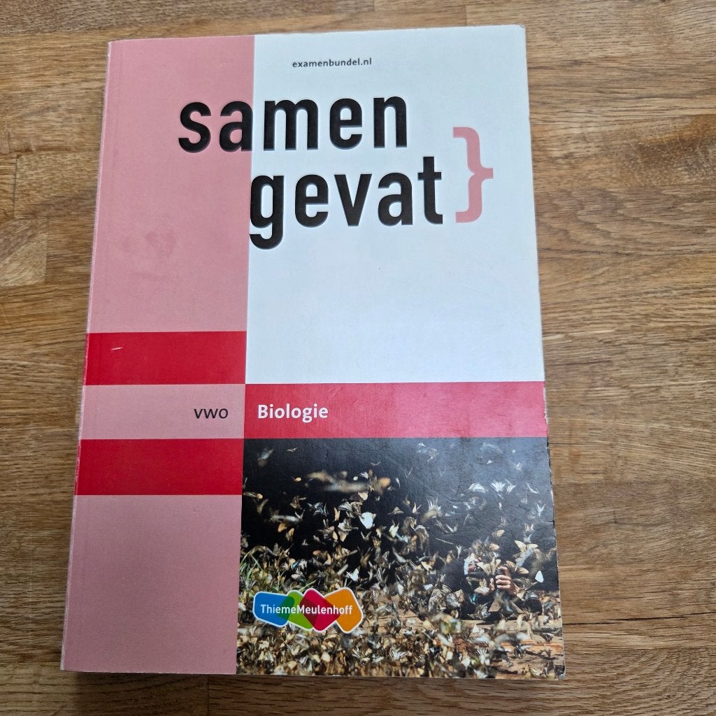 Examenbundel biologie vwo, Boeken, VWO, Biologie, ThiemeMeulenhoff, Ophalen of Verzenden