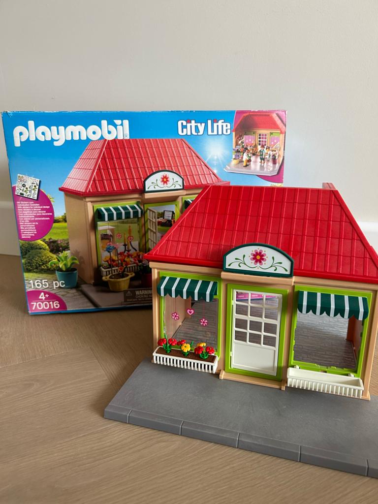 PLAYMOBIL Mijn bloemenwinkel - 70016 (onderdelen missen), Ophalen of Verzenden, Gebruikt, Los playmobil
