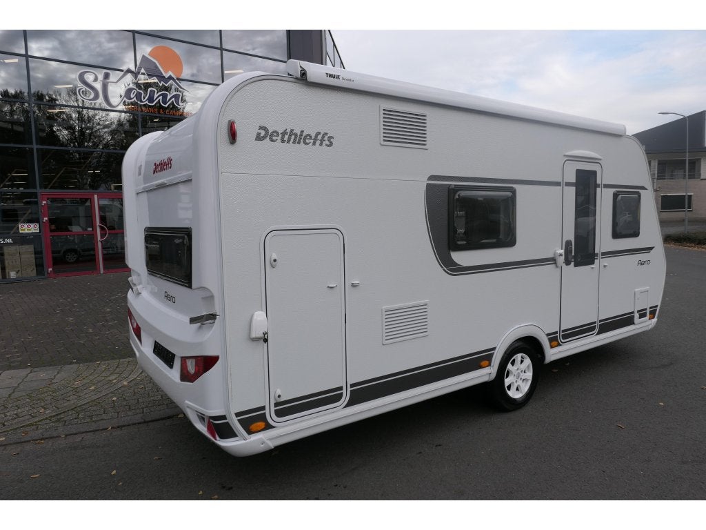 Dethleffs Aero 470 FSK kinderkamer met stapelbed, Caravans en Kamperen, Caravans, Overige typen, Schokbreker, Tot en met 6, Overige
