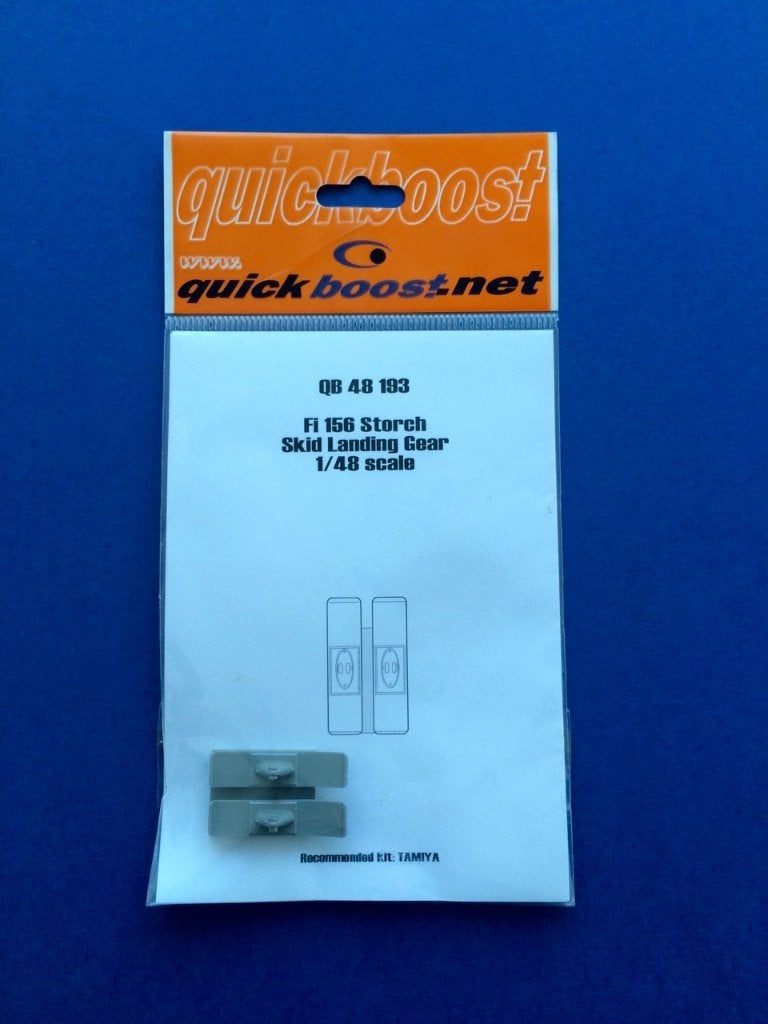 Quickboost	48193	Fi 156 Storch Skid Landing Gear 1/48 TAM, Overige merken, 1:72 tot 1:144, Verzenden, Nieuw