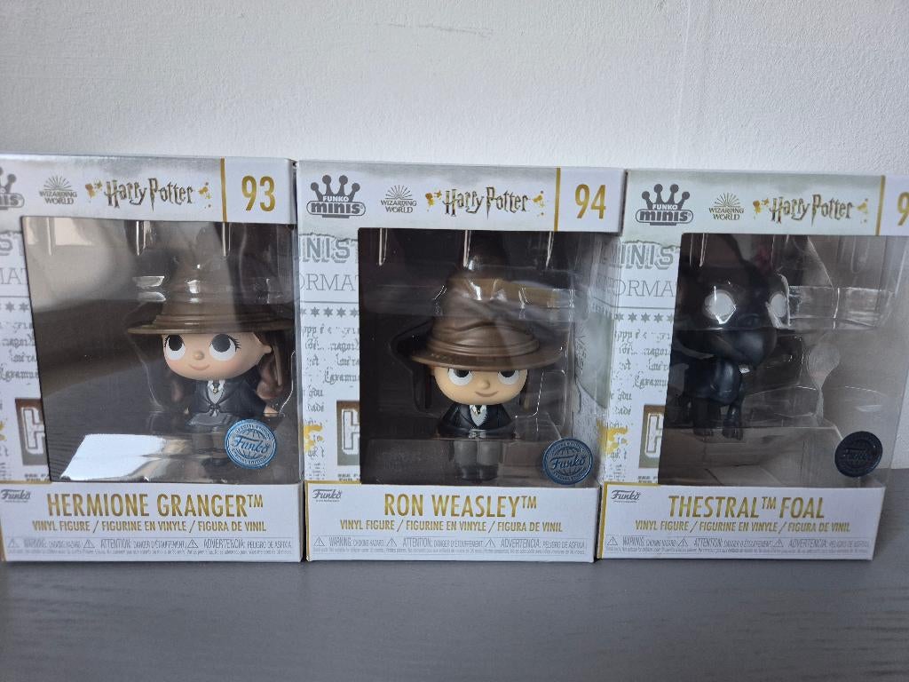 funko minis: Hermione, Ron Weasley en Thestral Foal, Verzamelen, Poppetjes en Figuurtjes, Ophalen of Verzenden, Zo goed als nieuw