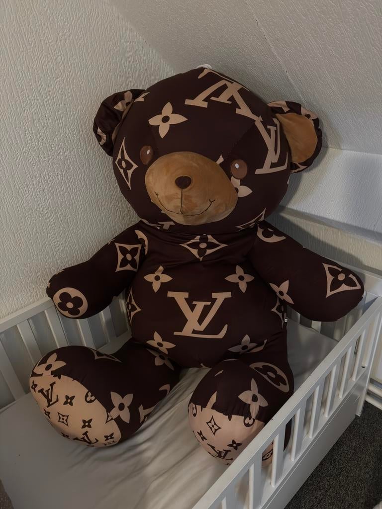 Grote LV knuffelbeer XXL, Ophalen, Zo goed als nieuw, Beer