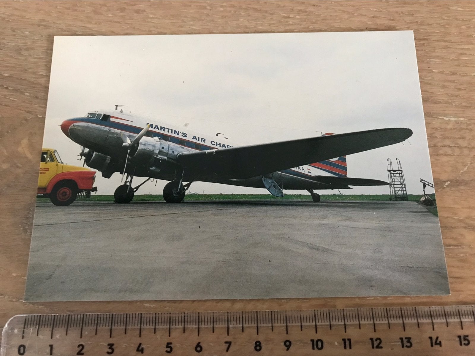 Douglas DC-3 DDA Dakota Martinair Ansichtkaart Luchtvaart, Ophalen of Verzenden