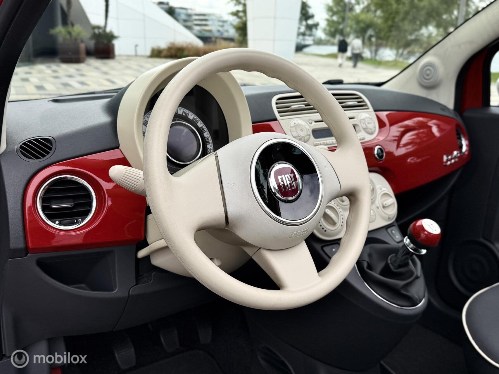 Fiat 500 C 0.9 TwinAir Lounge Cabrio | Origineel nederlands, Euro 5, 86 pk, Gebruikt, Leder en Stof