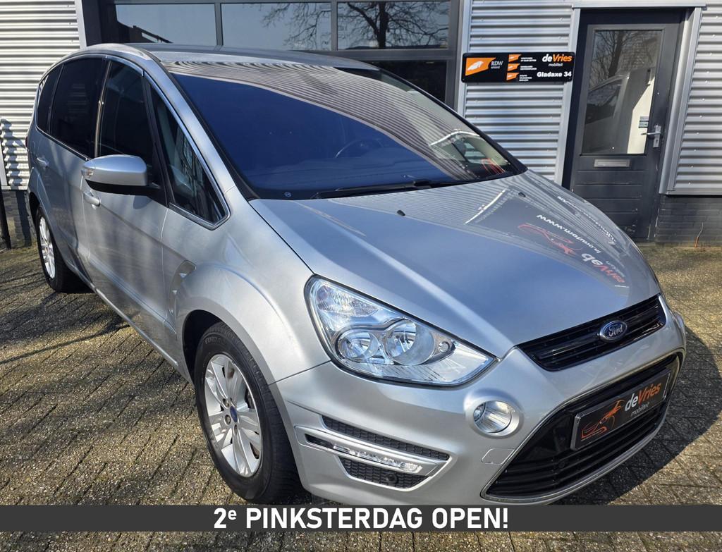 Ford S-Max 2.0 EcoBoost Titanium *CLIMA-PDC-KEYLESSGO*, Auto's, Euro 5, Gebruikt, Zwart, Bedrijf
