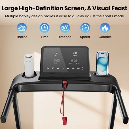 Loopband – Fitnessapparaat – Hardloopmachine – Treadmill, Corvance B.V., Verzenden, Nieuw, Corvancebol@gmail.com