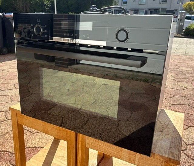 Bosch CMA585MB0/01 inbouw combimagnetron/oven, Witgoed en Apparatuur, Ophalen, 45 tot 50 cm, Bosch, Inbouw