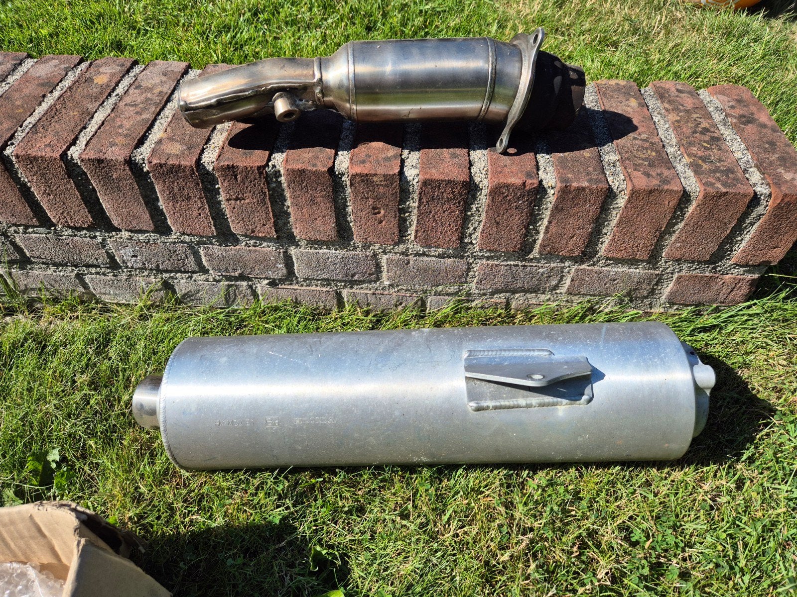Originele Honda Fireblade 929 RR uitlaat in goede staat, Motoren, Ophalen