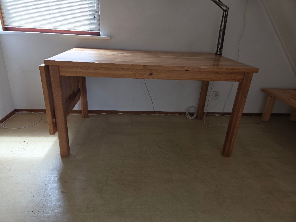 Ikea tafel, twee lengtes, Huis en Inrichting, Tafels | Eettafels, Ophalen, Gebruikt, 50 tot 100 cm, 150 tot 200 cm