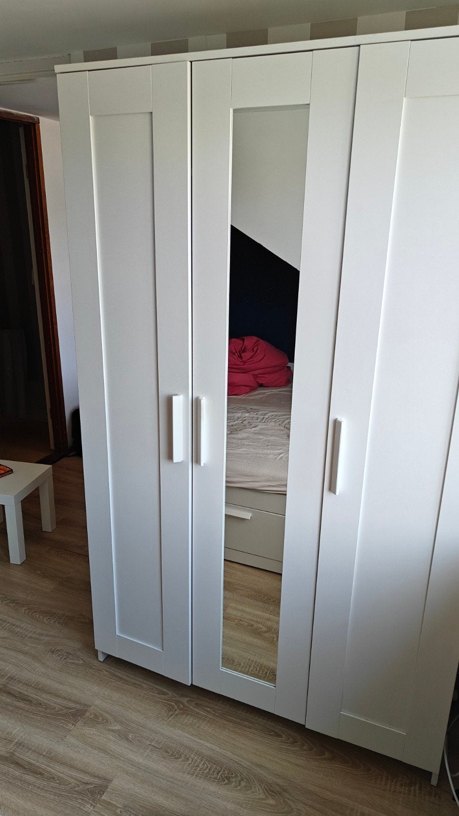 IKEA Brimnes kledingkast wit, Huis en Inrichting, Kasten | Kledingkasten, Ophalen, Met deur(en), 150 tot 200 cm, Zo goed als nieuw